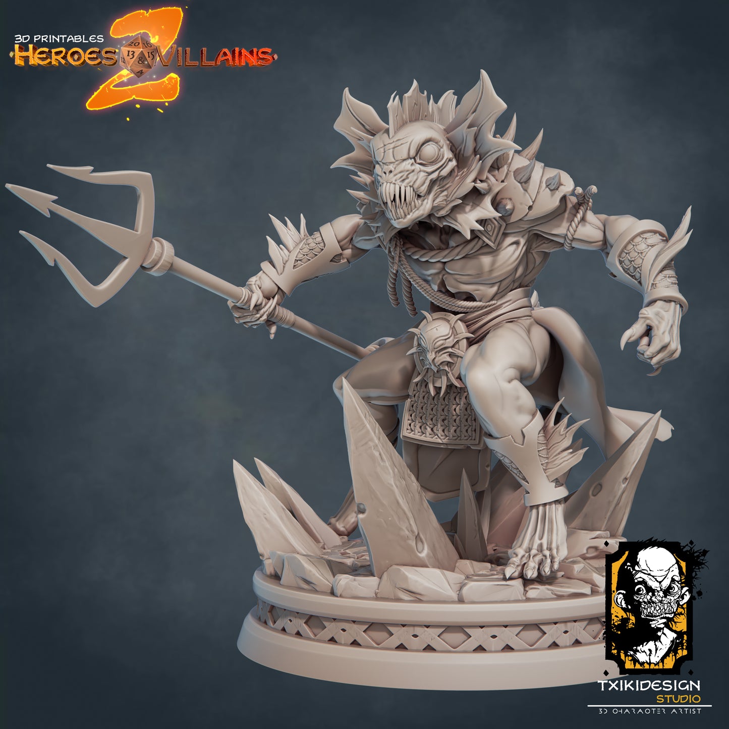 Darkuatic the Fishman | Miniature