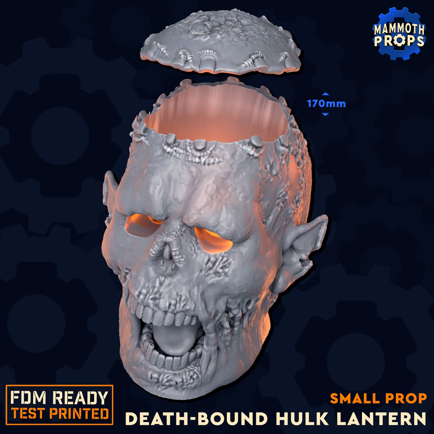 Deathbound Hulk Lantern | LED Tealight Cover