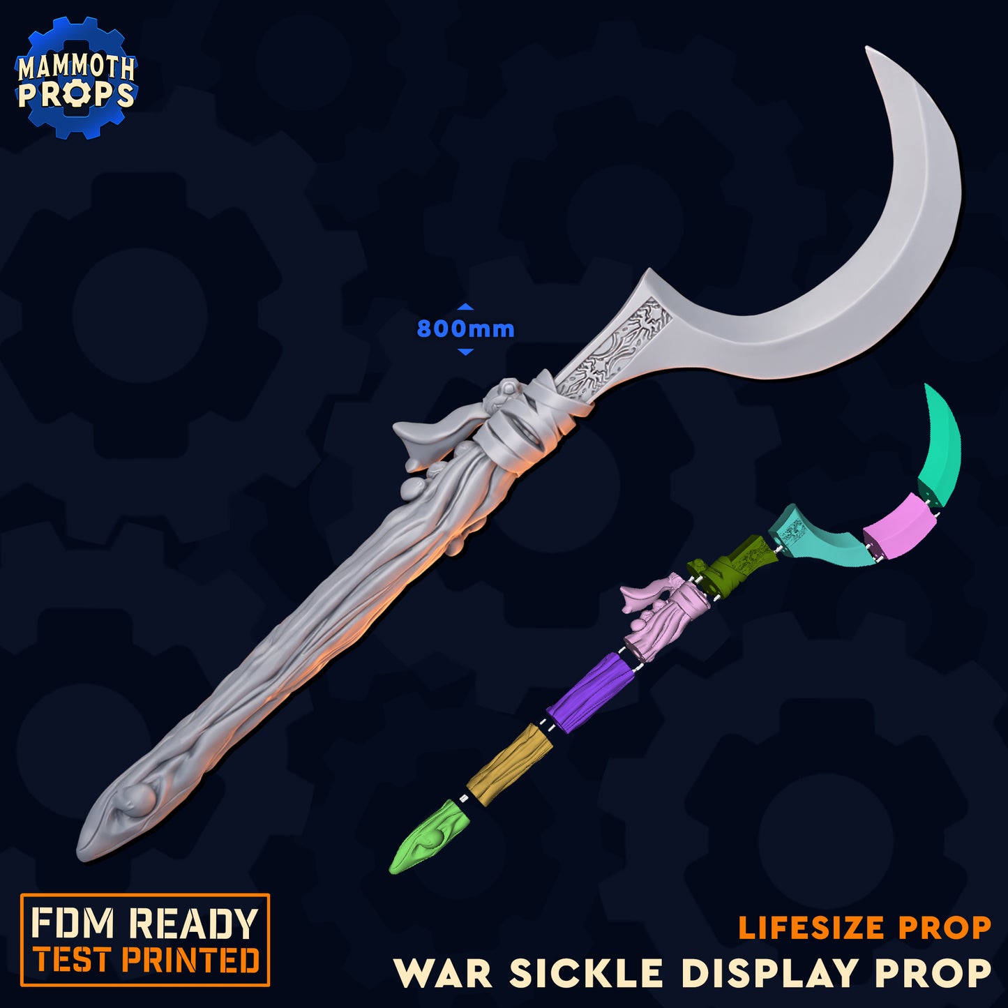 War Forge Sickle | Life-Size Prop