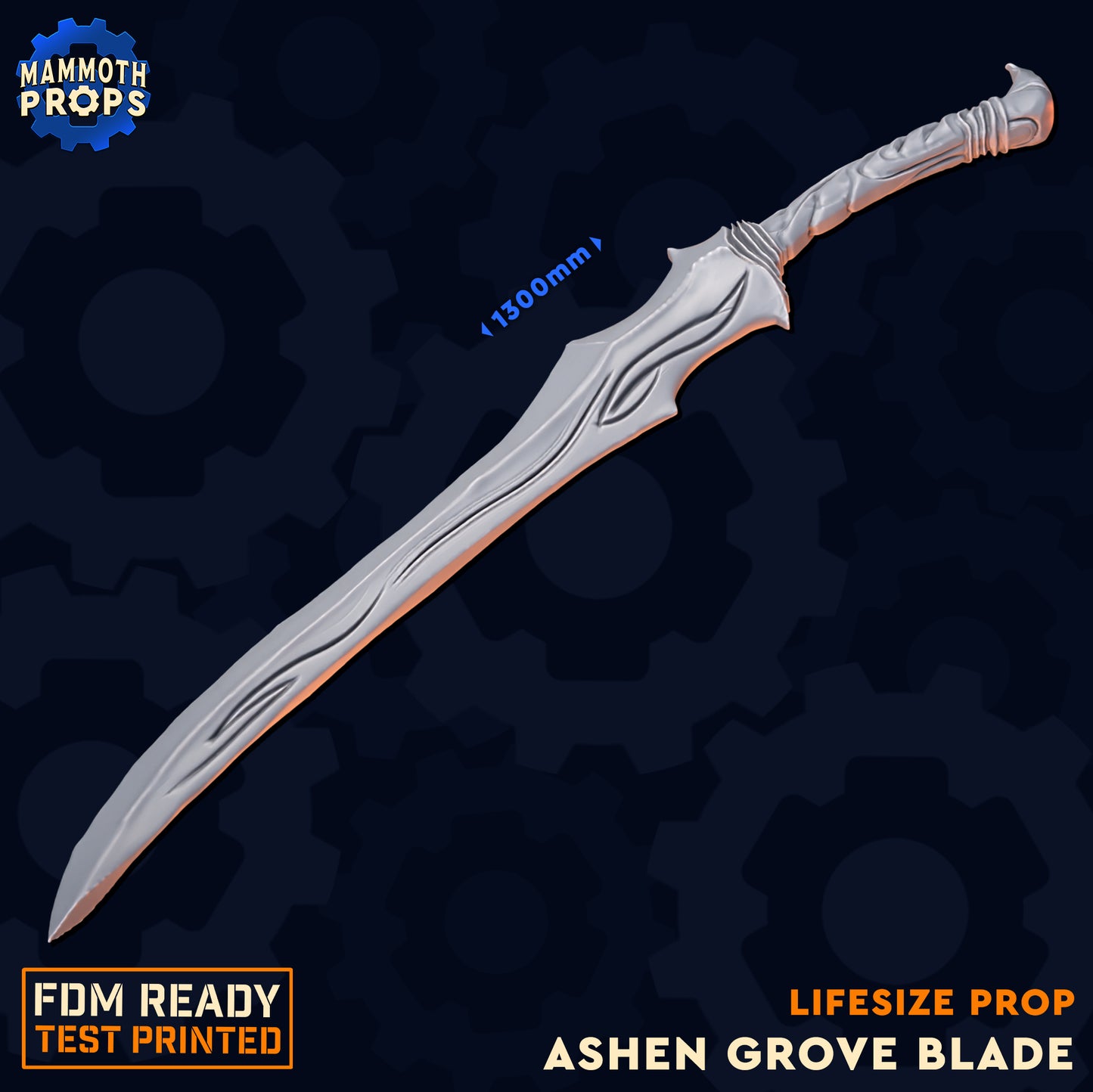 Ashen Grove Blade | Life-Sized Prop