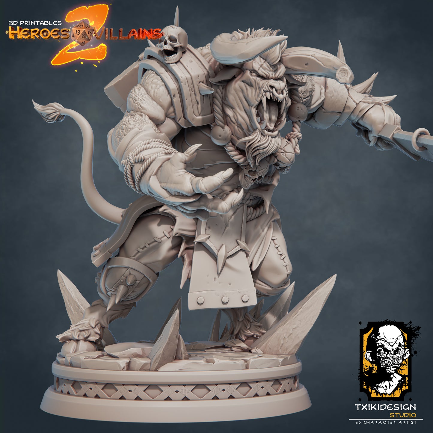 Asteron the Minotaur | Miniature