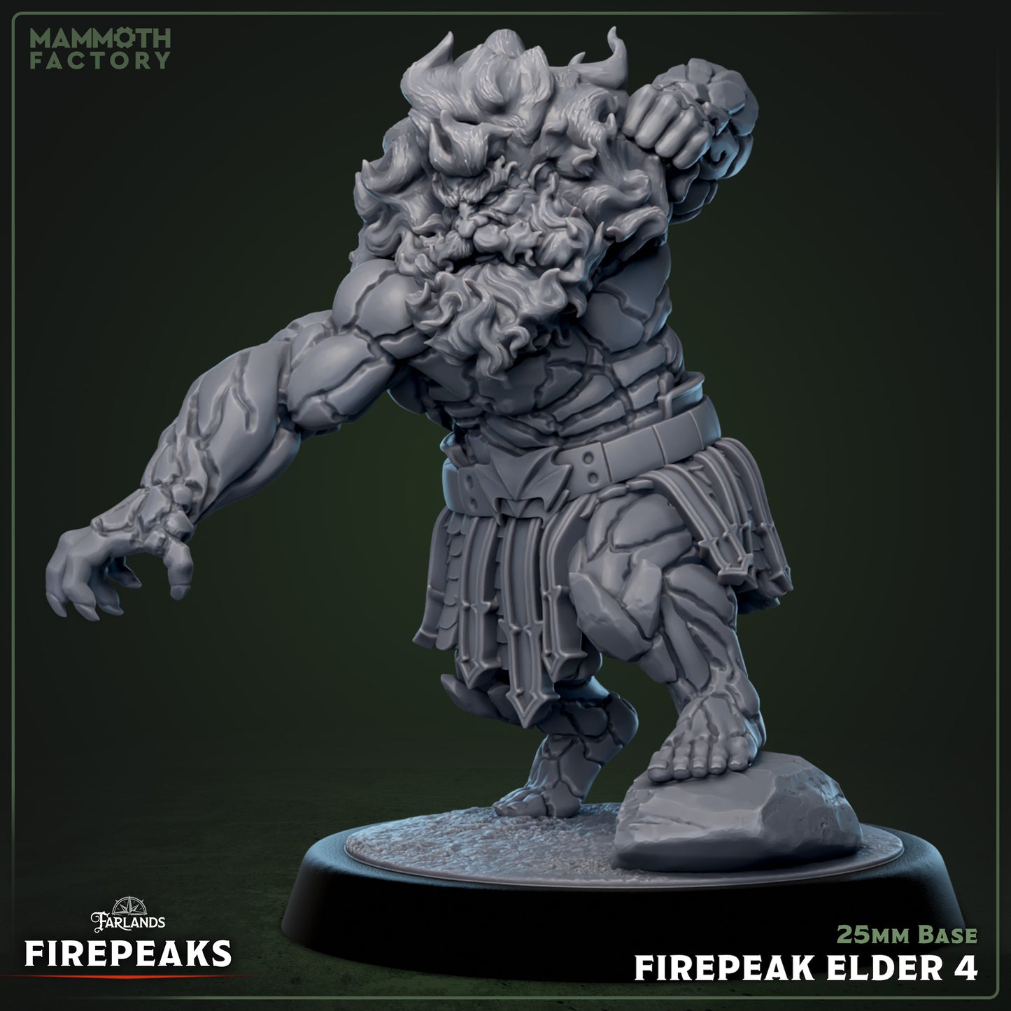 Firepeak Elders Variant D | Miniature