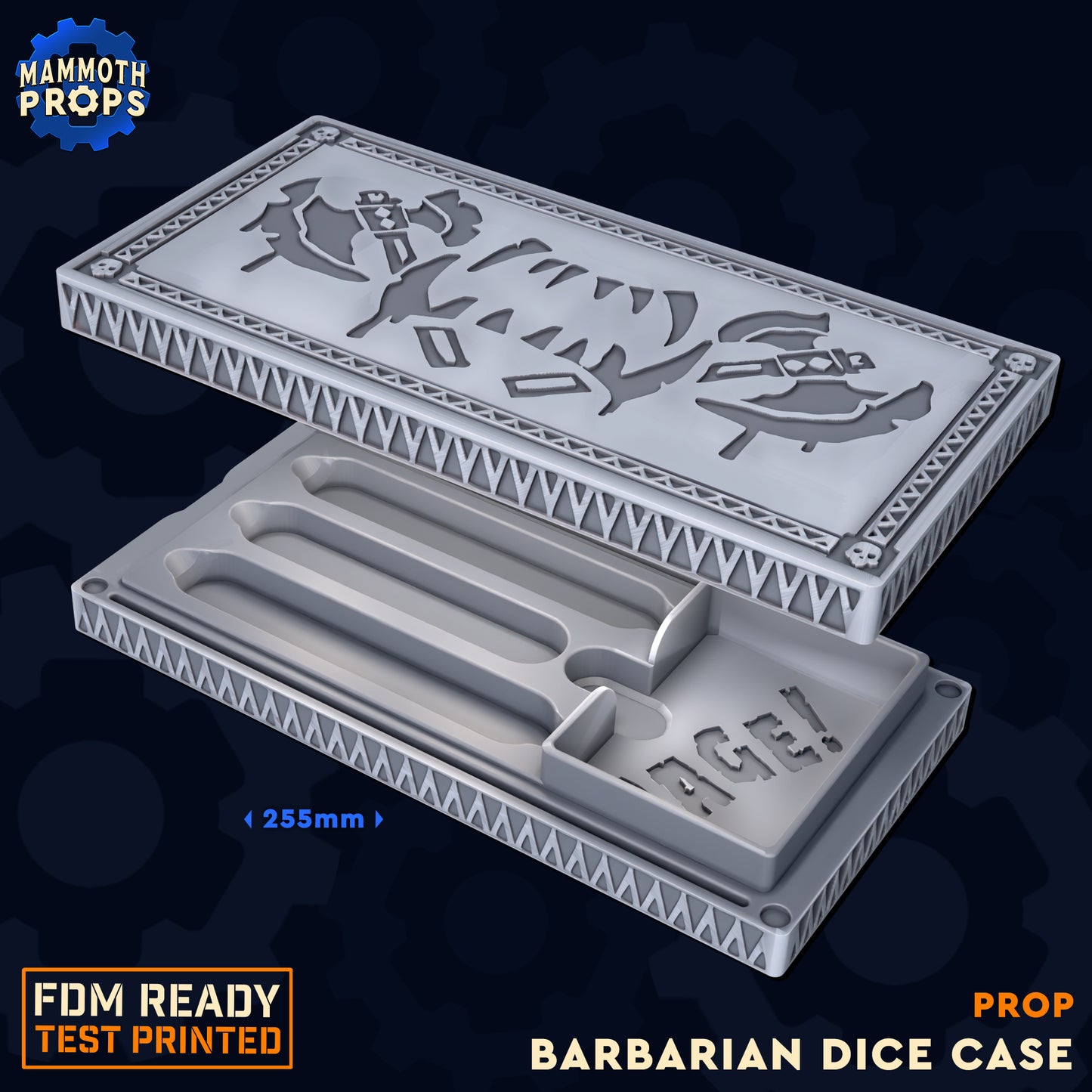 Barbarian Dice Case | Dice Accessory