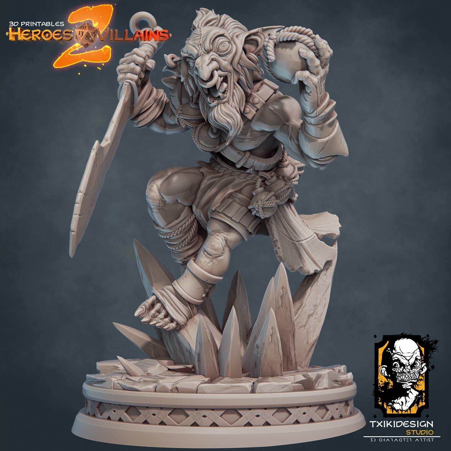 Thix the Twin Goblin | Miniature