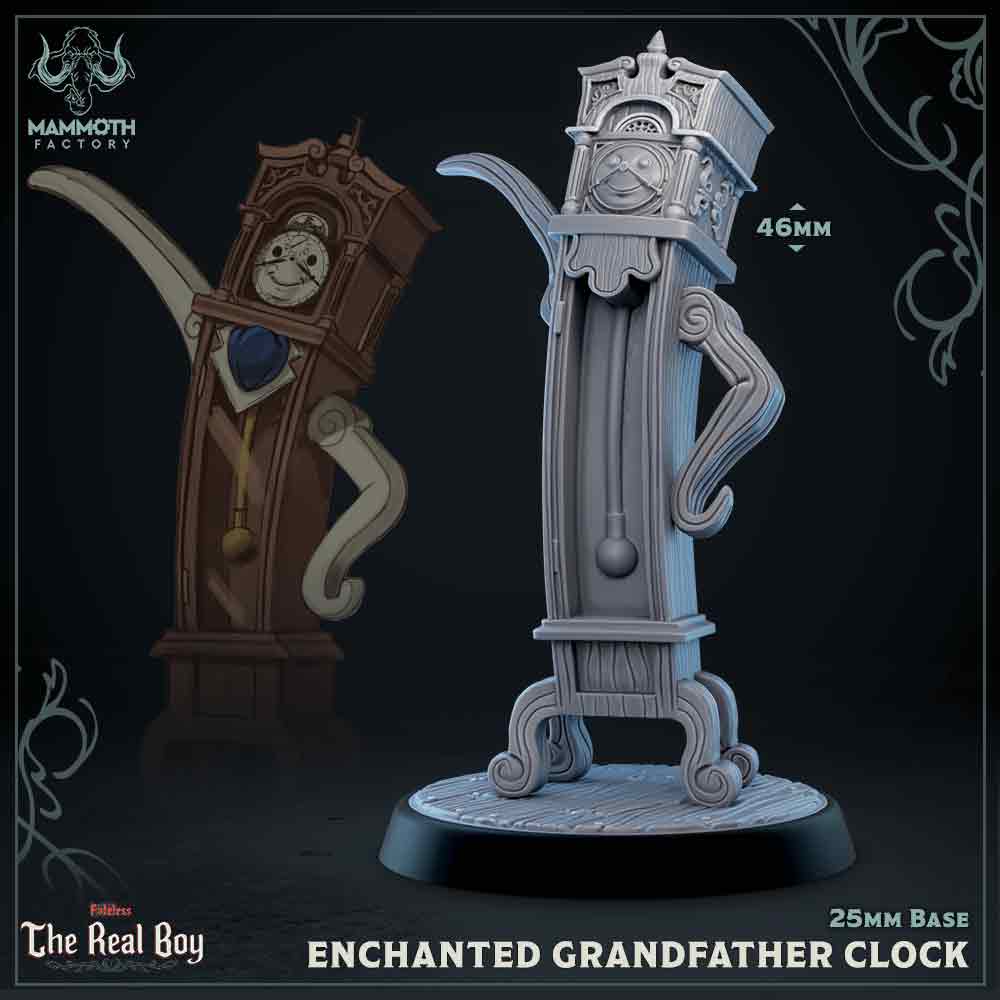 Enchanted Granfather Clock | Miniature