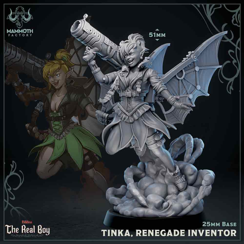 Tina the Mad Tinkerer Fairy | Miniature