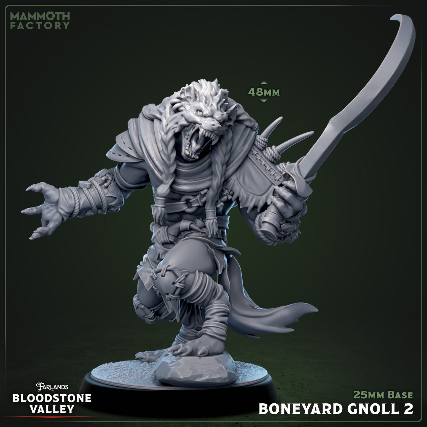 Boneyard Gnoll Variant B | Miniature