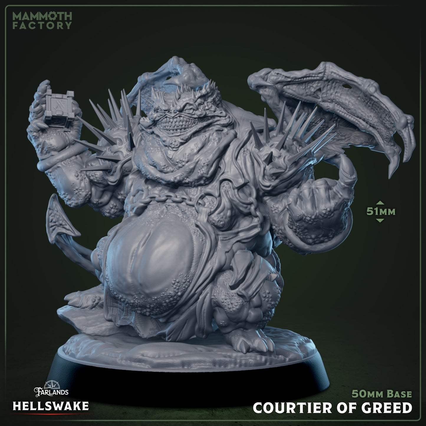 Courtier of Greed | Miniature
