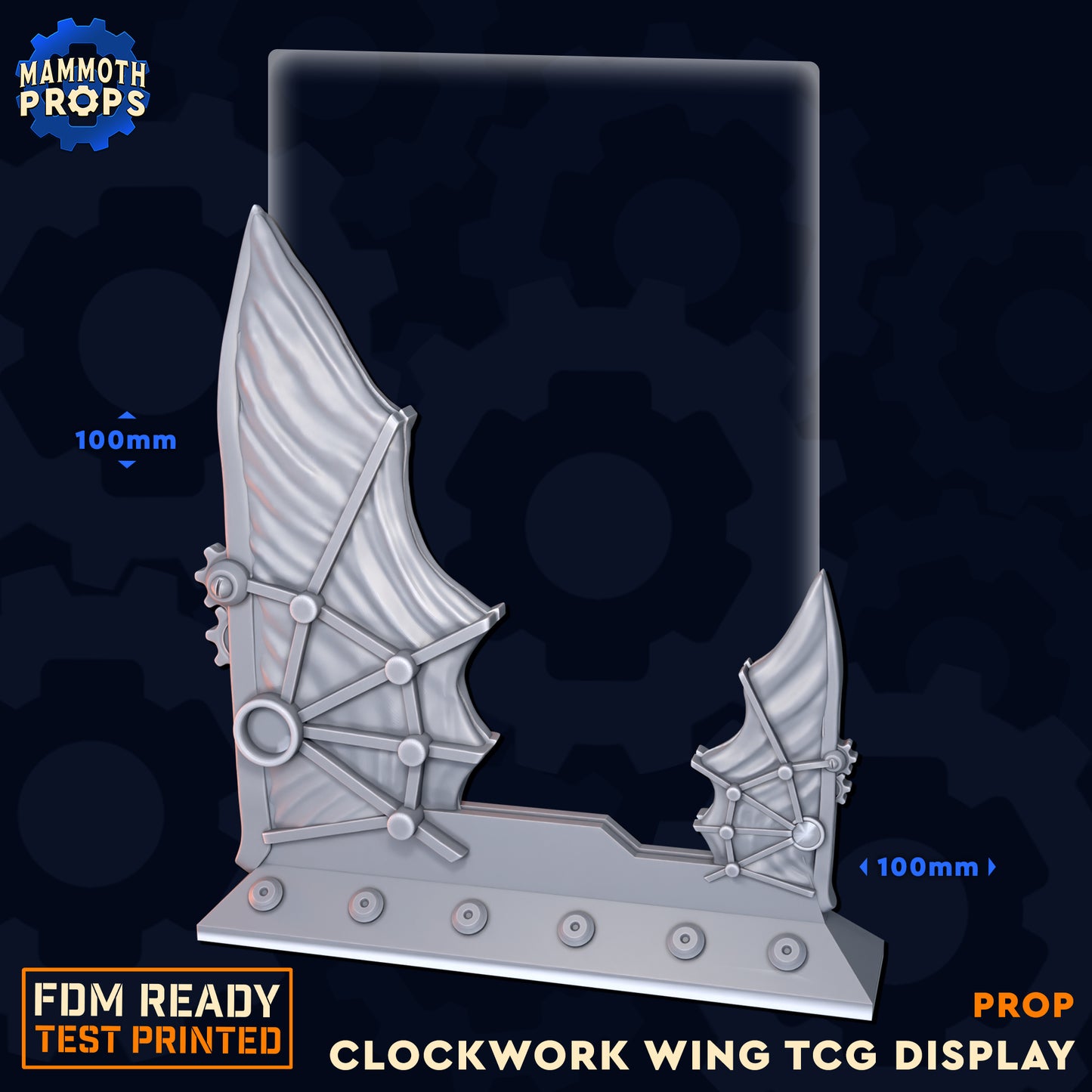 Clockwork Wing TCG Display Stand | Prop