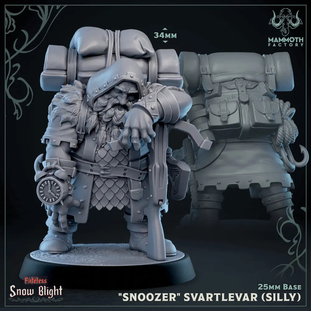 Silly "Snooze" Svartevari | Miniature