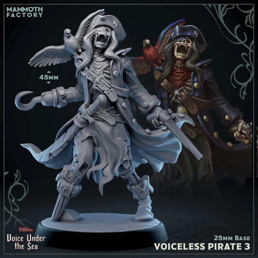 Voiceless Pirate Variant C | Miniature
