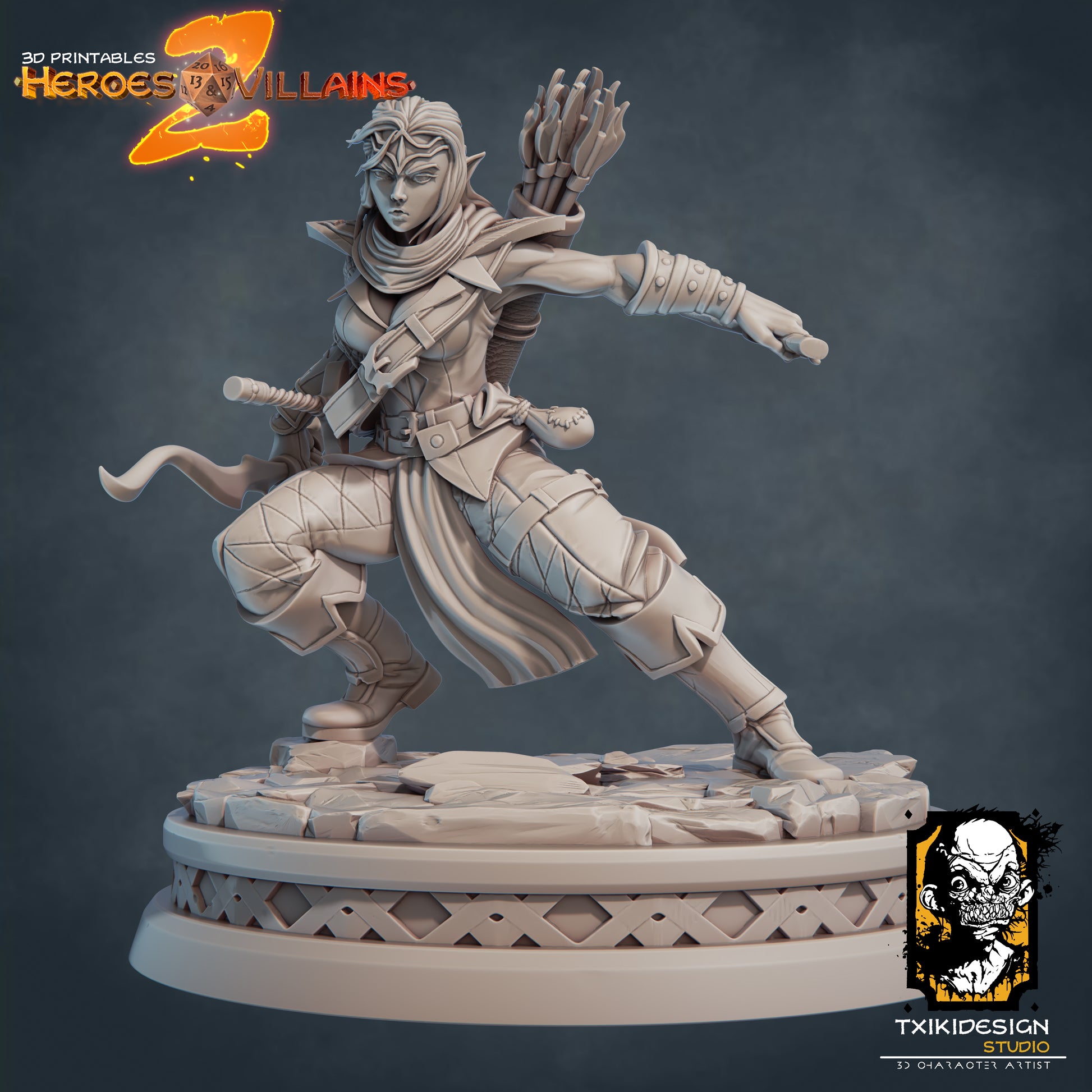 Sylvary the Archer Elf | Miniature
