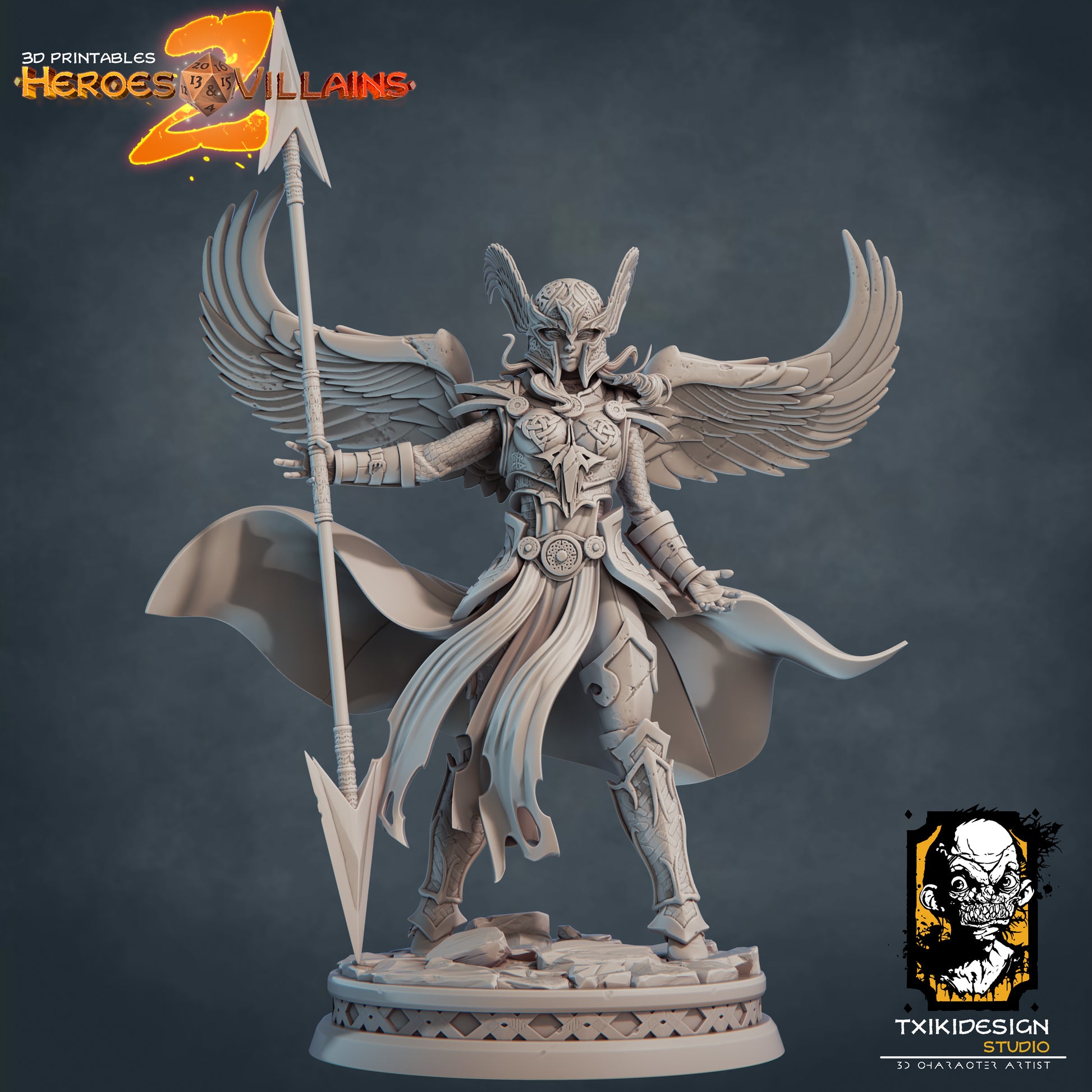 Eir the Valkirya | Miniature