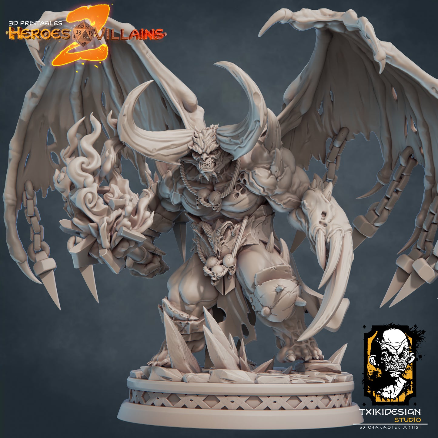 Vograth the Knight Demon | Miniature