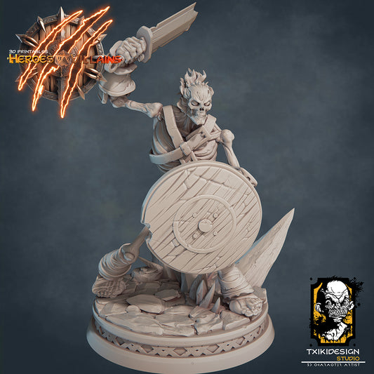 Fire Skeleton Solider | Miniature