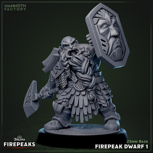 Firepeak Dwarf Variant A | Miniature