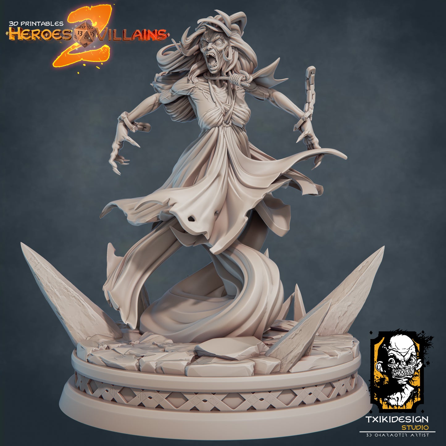 The Wretched Spirit of the Banshee | Miniature