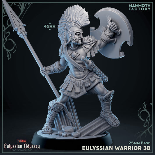 Eulyssian Warrior Spearman Variant C | Miniature
