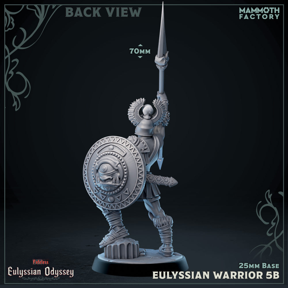 Eulyssian Warrior Spearman Variant E | Miniature