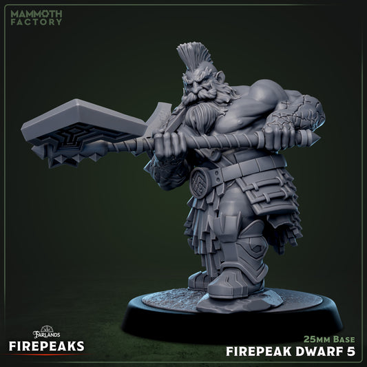 Firepeak Dwarf Variant E | Miniature