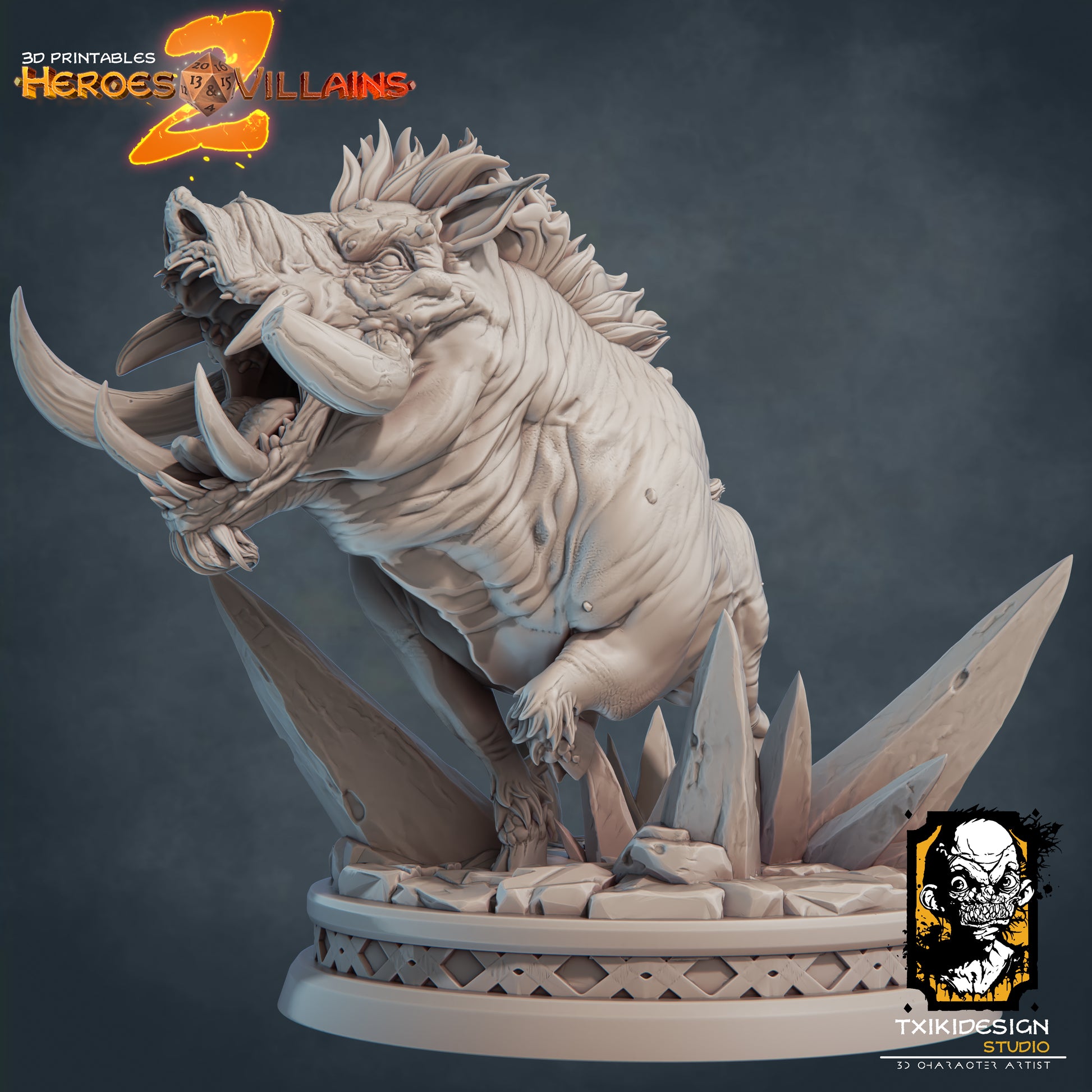 Skrofha the Wild Boar | Miniature