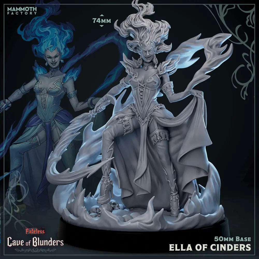 Ella of Cinders in the Flames | Miniature