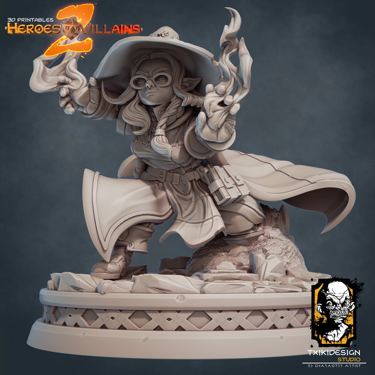 Sharadash the Wizard Halfling | Miniature