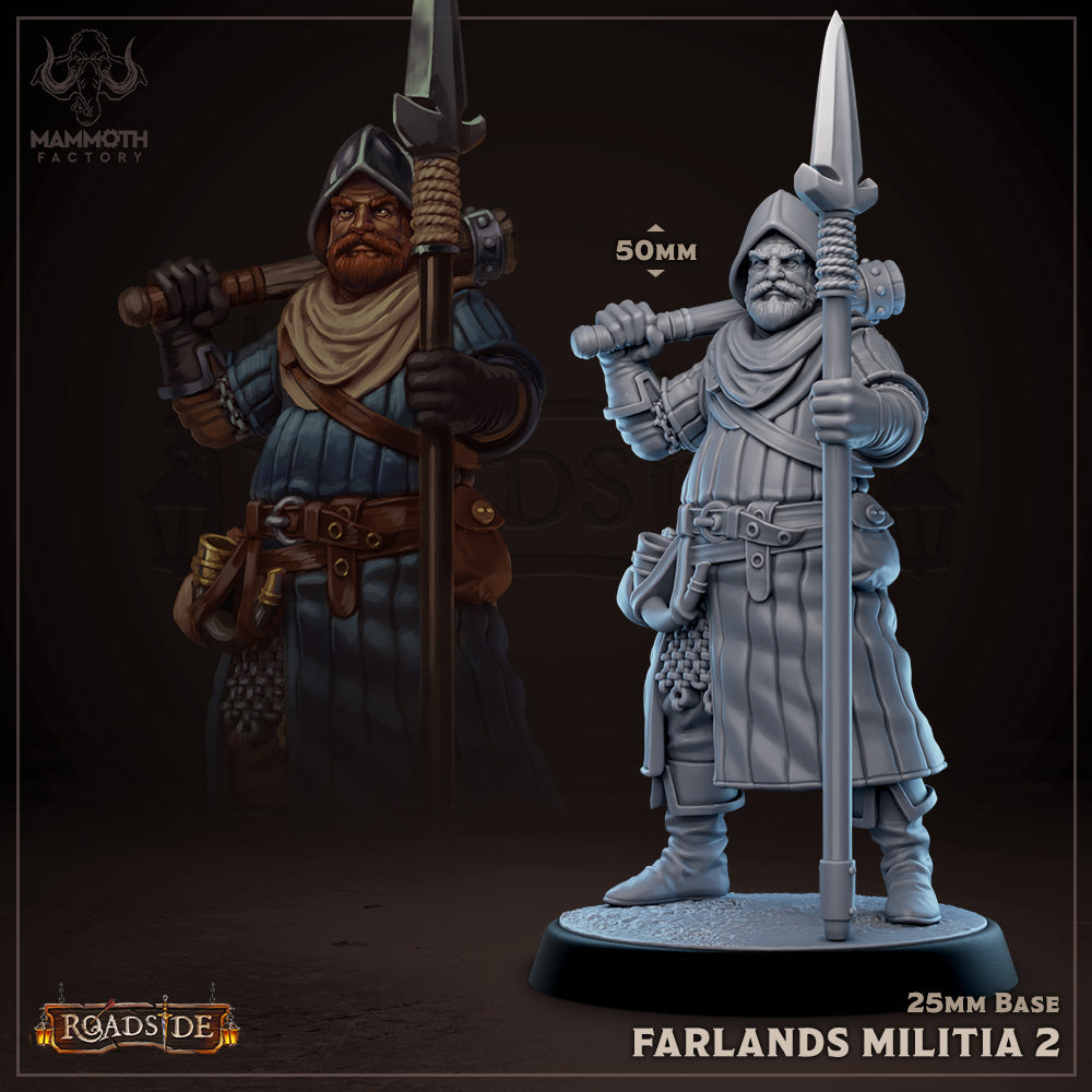Set of 5 Farlands Militia Guards| Miniature Set