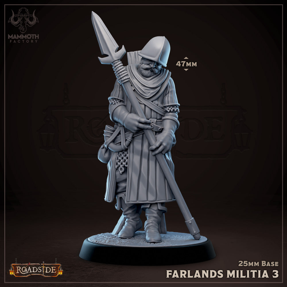 Set of 5 Farlands Militia Guards| Miniature Set