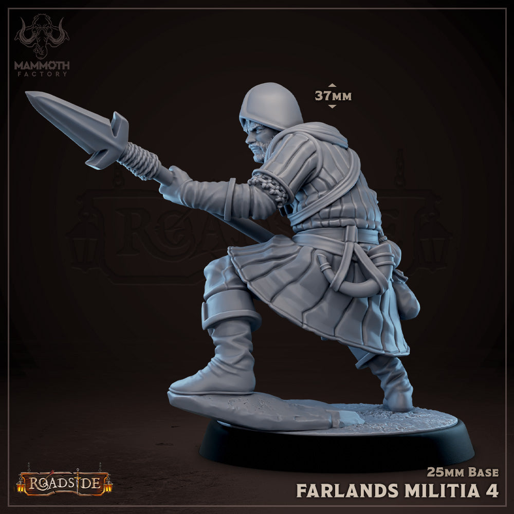 Set of 5 Farlands Militia Guards| Miniature Set