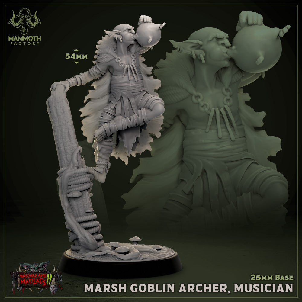 Marsh Goblin Musician | Miniature