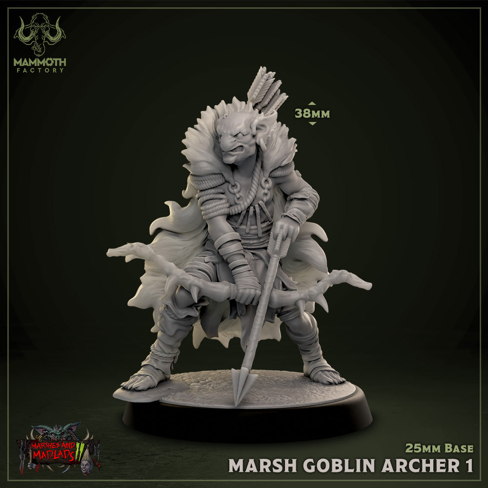 Marsh Goblin Archer Variant A | Miniature