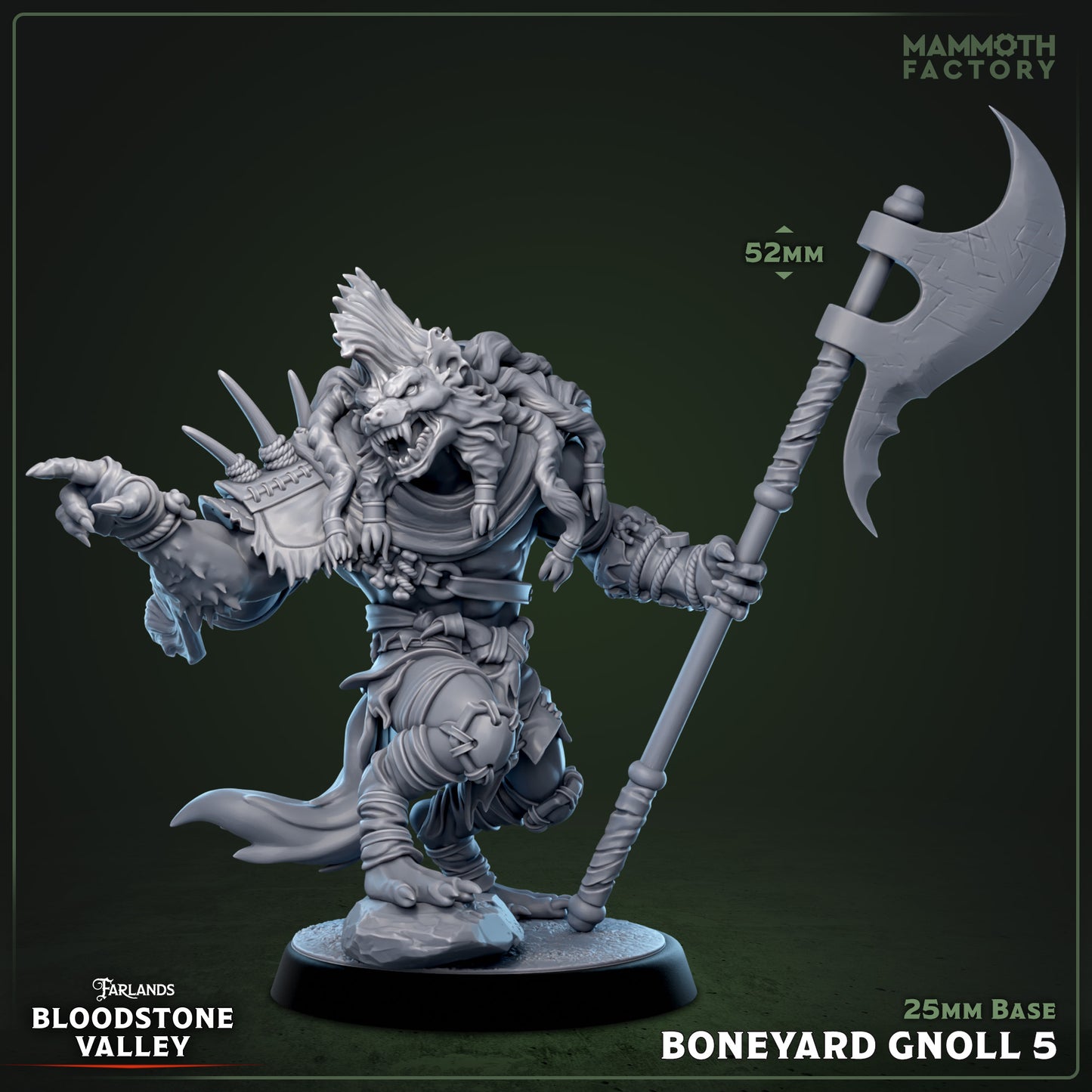 Boneyard Gnoll Stalker Variant E | Miniature