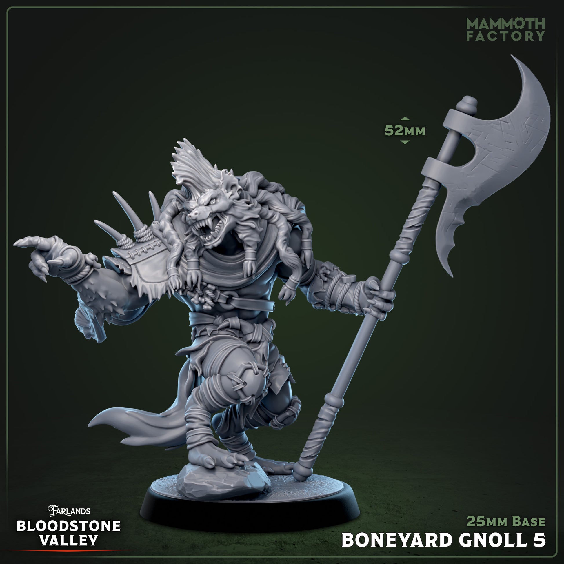 Boneyard Gnoll Stalker Variant E | Miniature