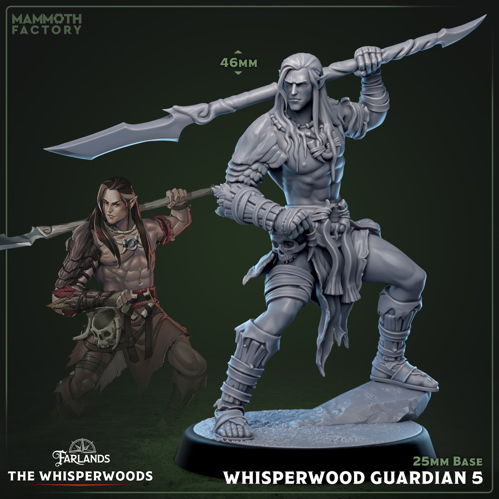 Whisperwood Guardian Variant E | Miniature