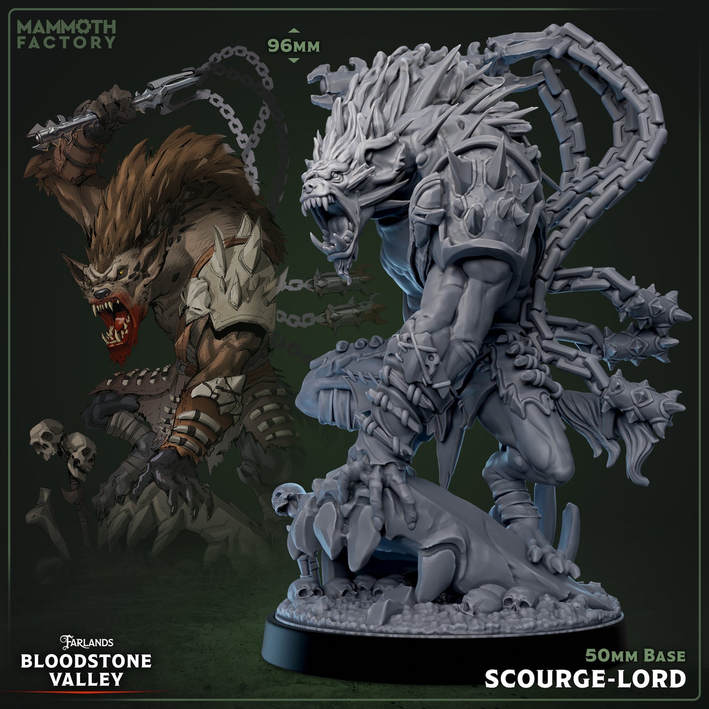 Greater Gnoll Scourge Lord | Miniature