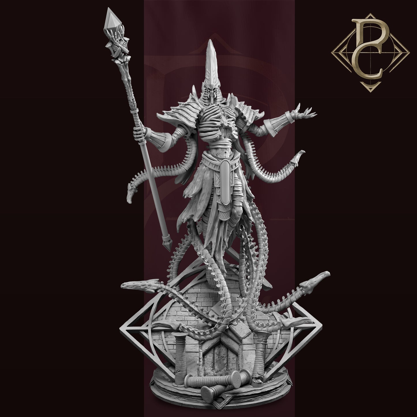 Amothep The Dark Pharaoh Variant B | Miniature