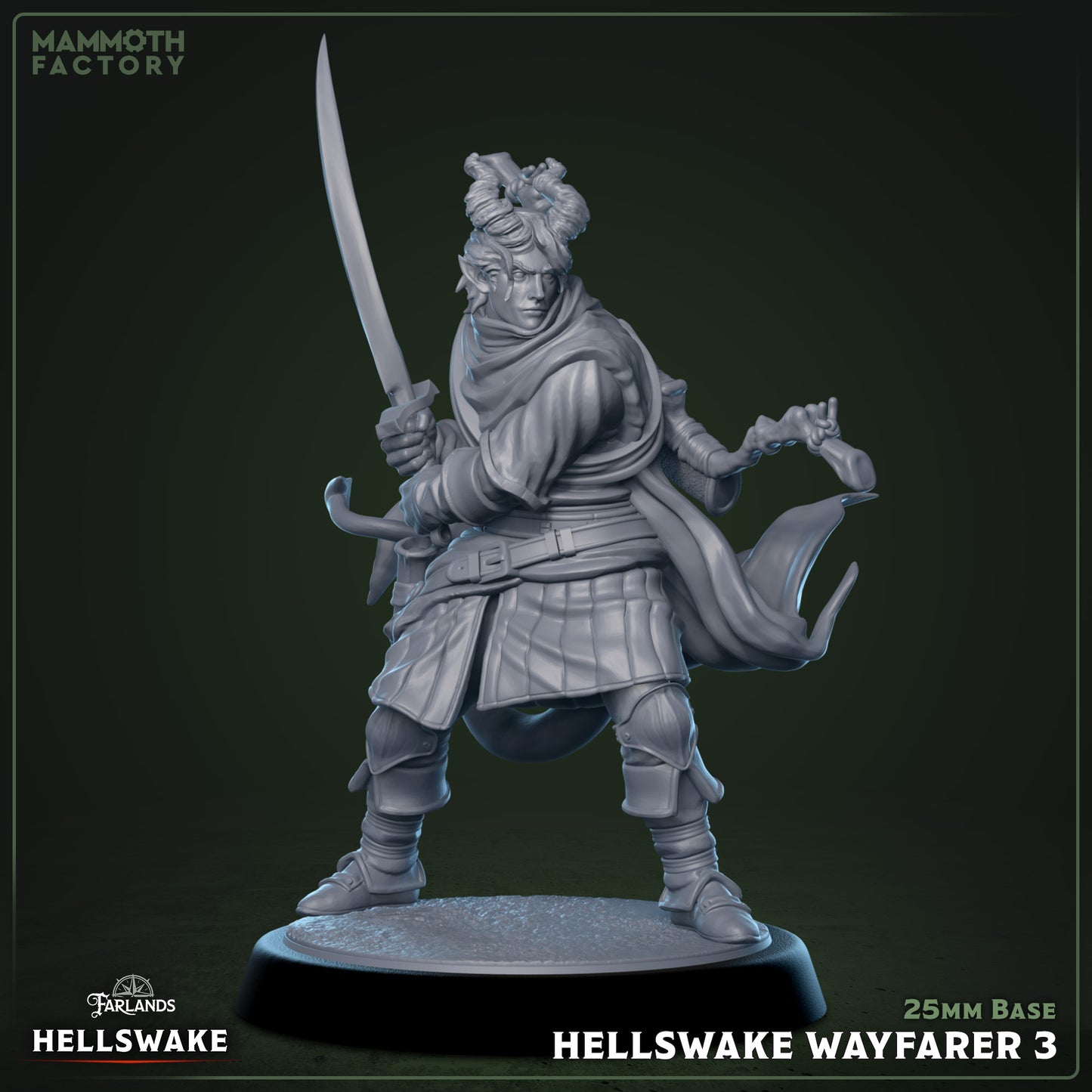 Hellswake wayfarer Variant C | Miniature