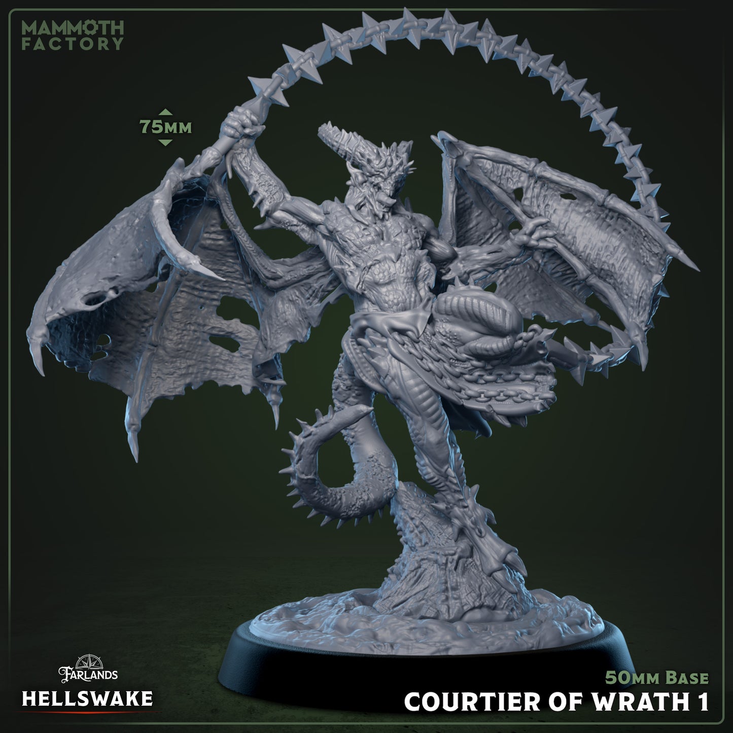 Courtier of Wrath Variant A | Miniature