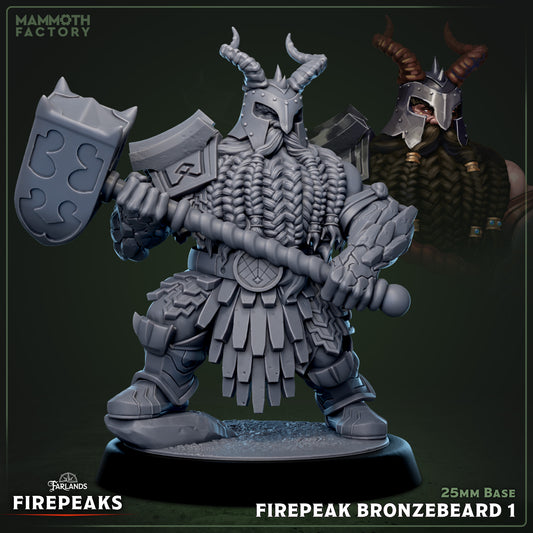 Firepeak Bronzebeard Variant A | Miniature