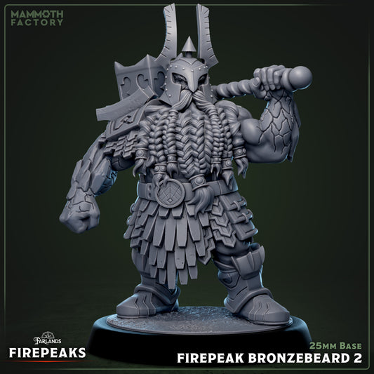 Firepeak Bronzebeard Variant B | Miniature