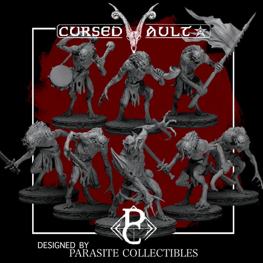 Set of 8 Ghoul Guard Army | Miniature Set