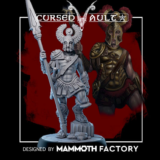 Eulyssian Warrior Spearman Variant F | Miniature