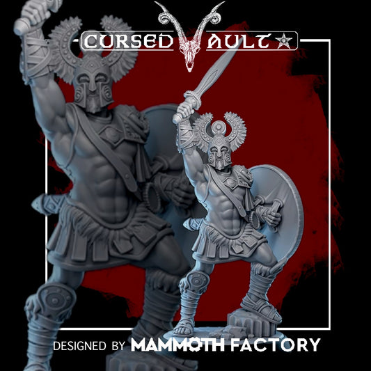 Eulyssian Warrior Swordsman Variant E | Miniature