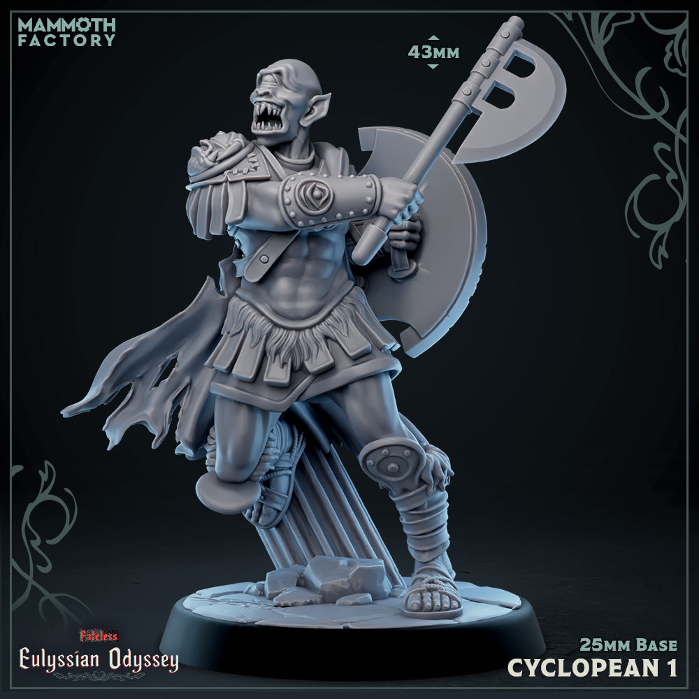 Cyclopean Warrior Variant A | Miniature