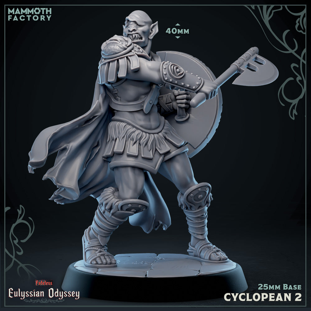 Cyclopean Warrior Variant B | Miniature