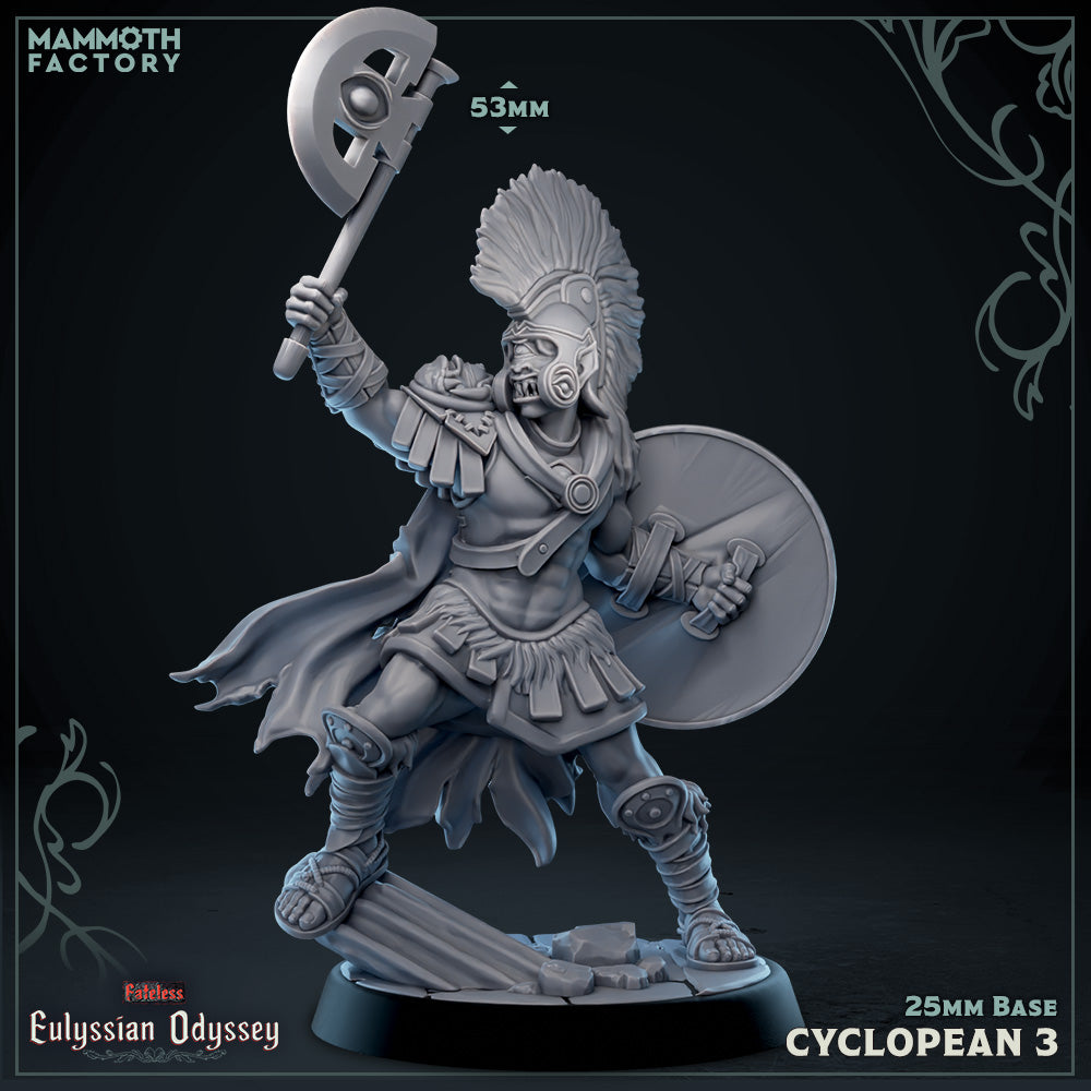 Cyclopean Warrior Variant C | Miniature