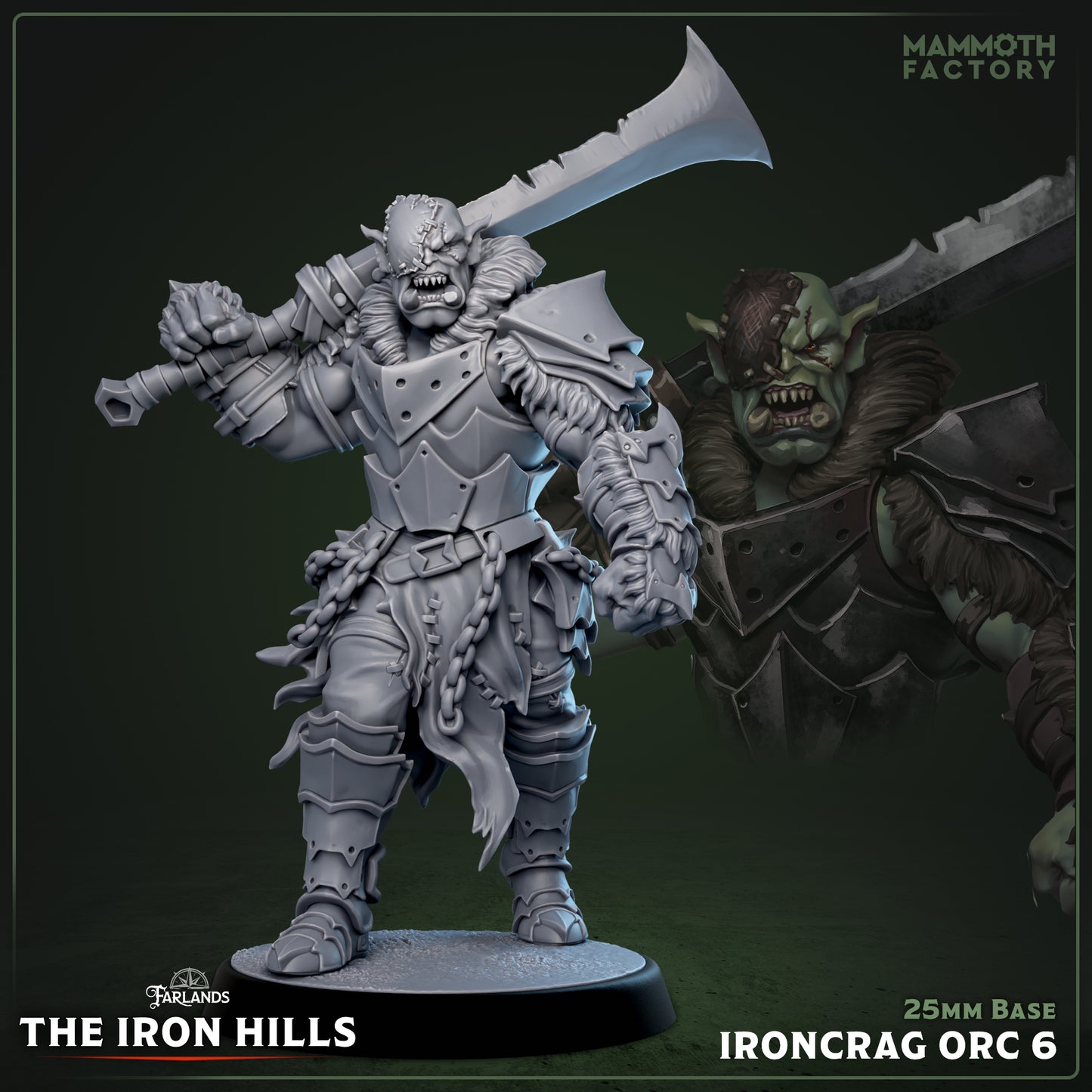 Ironcrag Orc Variant F | Miniature