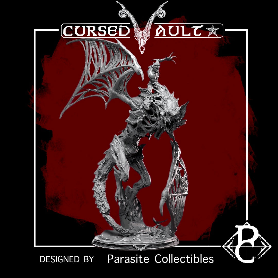 Zombie Dragon & Demon Rider Variant A | Miniature