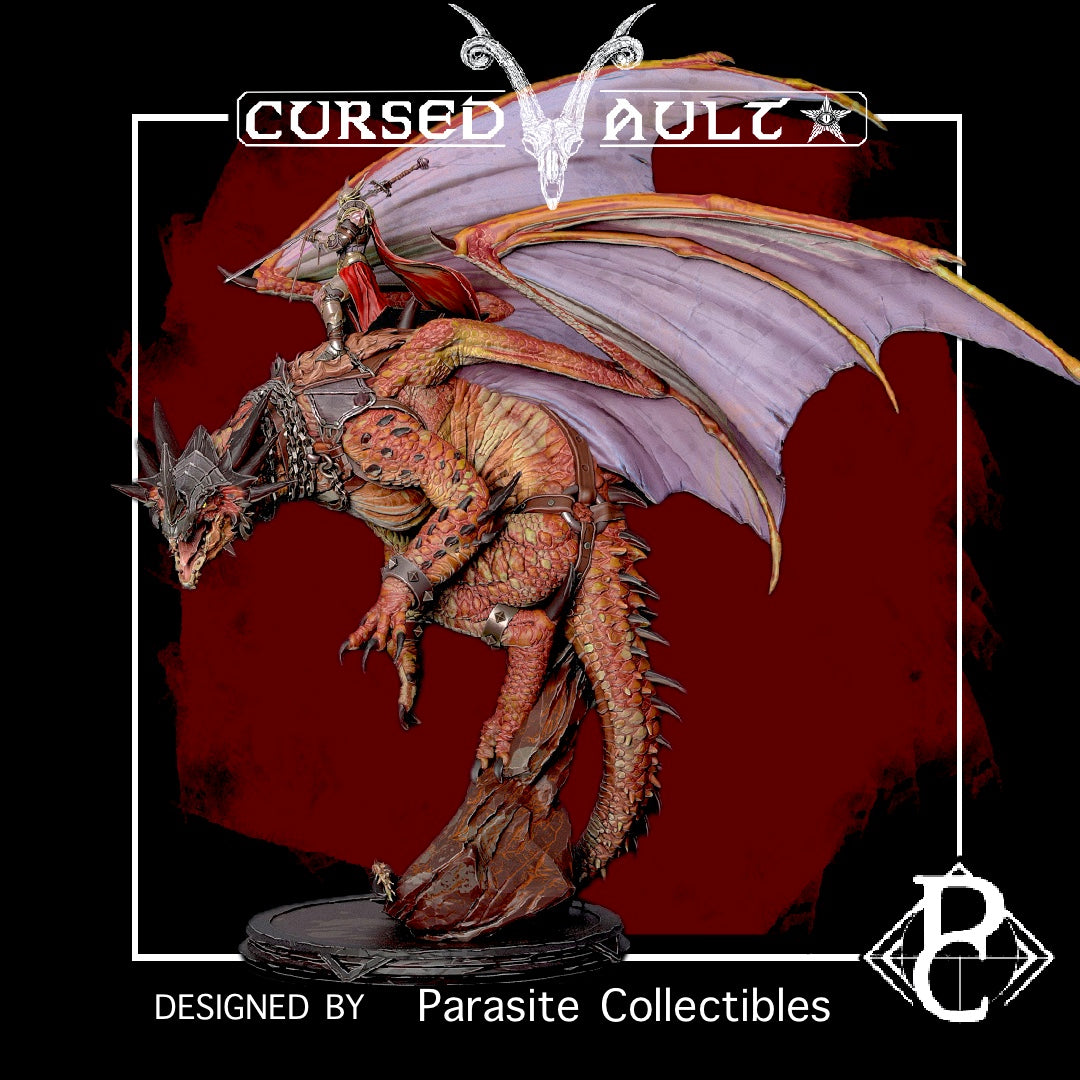 Garathok Infernal Ember & Rider | Miniature